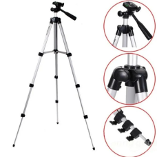 Штатив TriPod TF-3110 для камери та телефону, трипод-тринога для зйомки 360°, висота 35–102 см