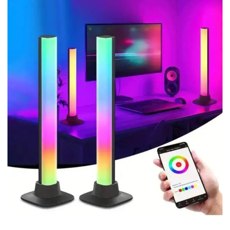 Набір RGB ламп 2 шт із режимом світломузики — розумне підсвічування Desktop для робочого столу, телевізора та кімнати