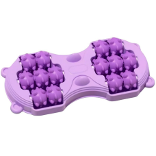 Масажер для ніг і стоп Foot Massager з роликами, механічний, для домашнього релаксу та зняття втоми Фіолетовий