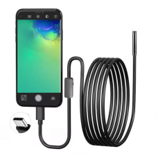 Міні камера цифрова ендоскоп для телефону Android and PC Endoscope, гнучка USB-камера 2 метри TYPE-C 3 в1