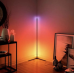 Підлогова RGB лампа 1.4 м FLORLAMP — кутовий LED торшер із пультом, регульована яскравість, світильник для спальні