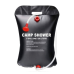 Туристичний переносний літній душ 20 л Camp Shower, польовий душ для дачі та кемпінгу, чорний