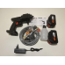 Універсальна портативна автомийка Cleaning Gun 48V, акумуляторна, високого тиску 1000W, з кейсом, чорна