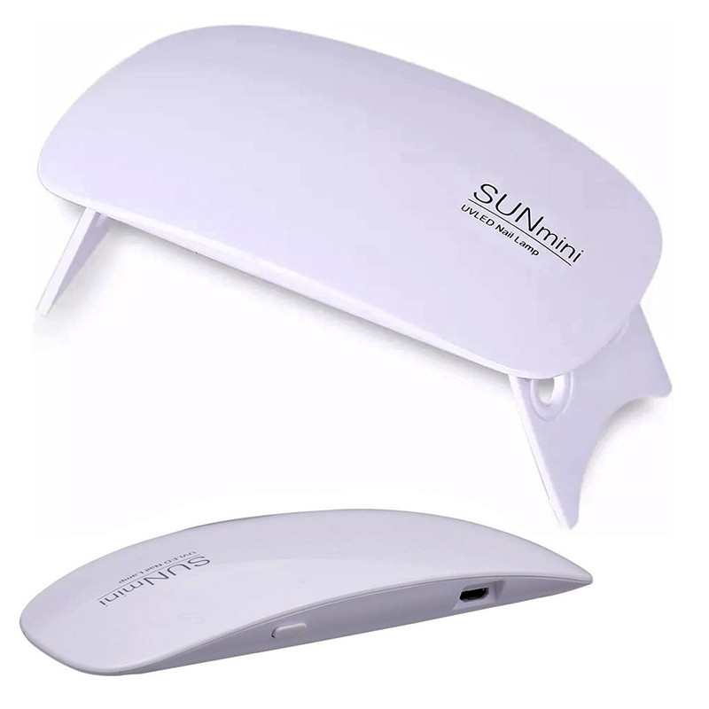 Уф лампа для гель-лаку SUN mini UV і LED, сушка для нігтів міні Біла