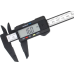 Електронний цифровий штангенциркуль Digital Caliper 0–150 мм з LCD-дисплеєм, металевий, у футлярі + 2 батарейки