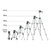 Штатив TriPod TF-3110 для камери та телефону, трипод-тринога для зйомки 360°, висота 35–102 см