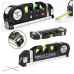 Багатофункціональний лазерний рівень FIXIT LASER PRO 3 з рулеткою та лінійкою, проекція хреста