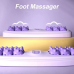 Механічний масажер для ніг Foot Massager з магнітними роликами — розслаблення, зняття втоми, догляд за стопами Фіолетовий