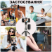 Селфі-палиця монопод-штатив L02 з Bluetooth пультом дистанційного керування, телескопічна тринога для смартфона та камери