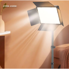 Світлодіодна лампа-панель Camera Light RL-900 для фото та відео з пультом, регулюванням температури 2700K–6500K, 23×16 см